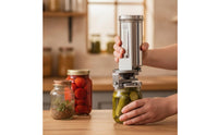 Jar Sealing Machine Electric Jar Sealer Can Sealer Compact for Home Canners, Kitchen Prep
