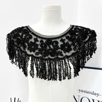 Lace Mesh Capelet for Summer Bride, Geometric Pattern, Polyester, Fashion Style