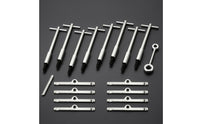 Cover Fastening Kit Chrome Alloy SBC Cover Kit Balanced Load Distribution Auto Parts