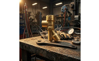 High-Pressure Water Valve Valve Core Threaded 3-Way Valve Valve Core Textured Finish Hardware Part