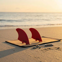2 Pieces Long-Lasting FCSK2 Compatible Fins Lightweight Twin Fin Set Controlled Flex