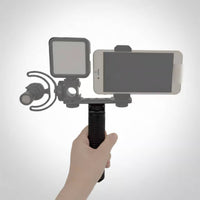 Camera Gimbal Handgrip Aluminum Alloy Gimbal Strap Handle Cold Shoe Mount Stabilizer Extension Grip for Videographers, Filmmakers, Vlogging