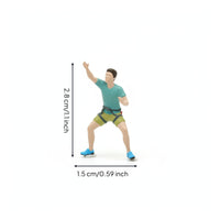 2 Pieces Climbing Figurine Detailed Pose Rock Climbing Figurine Mountaineering Miniature Finely Molded Mountaineering Miniatures