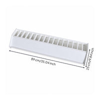 Slanted Dividers Belt Rack Individual Slots Belt Organizer Open-Top Tie Rack Low Front Panel