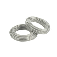 2 Rolls Twisted Steel Wire Core Trimmer Line Reinforced Trimmer Line with Steel Core Abrasion-Resistant Grass Eater String Stable Performance for Landscapers