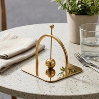 Decorative Tissue Weight Square Base Display Ornament Mirrored Stainless Steel Ornament