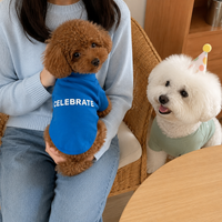 Pet Shirts Dog Clothes, Thin Polyester Sweatshirt, Summer Small Dog Cat Pet Clothing, Crew Neck Puppy T-Shirt for Teddy Pomeranian, XL