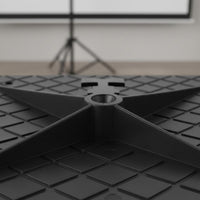 Drill-Tool-Less Display Device Tray Easy Installation Tripod Display Device Plate Portable for Home Theater, Living Room, Bedroom