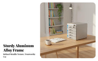 Letter Size Compatible Locking Desktop document Organizer Lockable Design Document Storage Space-Saving Drawer Unit sturdy Construction for Professionals, Students, Homeowners, Desk, Workspace, Study Room