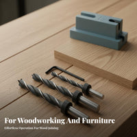 14 Pieces High Accuracy 15 Degree Woodworking Jig Easy to Use Pocket Hole Jig Kit Long-Lasting for Furniture Builders, DIY Enthusiasts