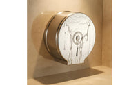 Stainless Steel Tissue Box Anti-Unauthorized Removal Lock Stainless Steel Roll Holder Wall Mounted Tissue Dispenser Waterproof