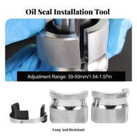 Motorcycle Fork Seal Installer Carbon Steel Construction Front Fork Seal Replacement Tool Easy Installation for DIY Enthusiasts