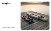 Inflatable Upright Paddleboard Lightweight Inflatable Upright Paddle Board Stand-up Paddleboard Board Kit Non-Slip Deck