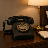 Plug and Play Retro Rotary Wheel Telephone Decorative Piece Vintage Telephone Gift Idea for Hotel Owners