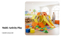 Adaptable Toddler Climber Promotes physical abilitys transformable Foam Seesaw Multi-Functional Design Indoor Climbing Toy for Toddlers, Playroom, developmental Room