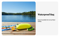 Buoyancy Support Swimming Safety Buoy with Dry Bag Waterproof Storage Tow Buoy High Visibility for Triathlon Training, Rafting, Kayaking