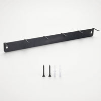 Powder-Coated Brush Hanger Rack with Six Hooks Rust-Resistant Detailing Brush Hanger Rustproof Wall-Mounted Organizer Heavy-Duty for Car Detailers