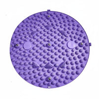 Acupressure Foot Mat Raised Nodes Foot Acupressure Mat Pressure Point Pad TPR Wellness Equipment Round