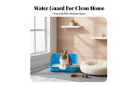 Hare Litter Box Mountable Hare Potty Training Tray Small Pet Litter Box Easy to Clean Detachable Corner Pet Toilet