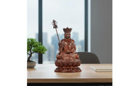 Lotus Pedestal Statue Crafted by Hand Seated Buddha Figurine Gift Suggestion