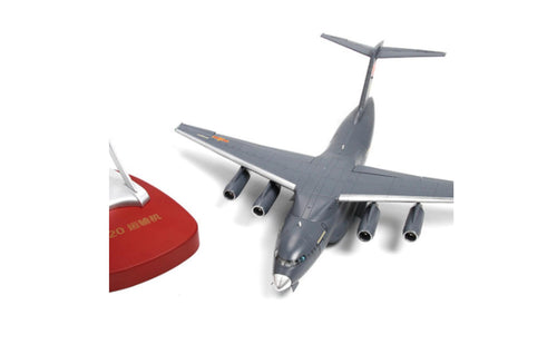 1/120  -20 Aircraft Model with Stand Alloy for Aviation Enthusiasts, Collectors, Office Desk