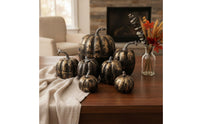 7 Pieces Artificial Pumpkins Seasonal Foam Pumpkins Decorative Decorations for Halloween, Wreaths