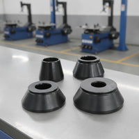 4 Pieces Tapered Tire Balancing Machine Cone Set Machined Wheel Balancer Cone Set Standard Taper Wheel Balancer Cones Wear-Resistant for Mechanics