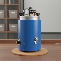 Temperature Control Round Molding Material Injector Pressure Gauge Jewelry Molding Material Injector Electric Craft Equipment for Workshop
