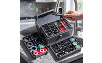With Trays Three-Layer Repair Case Portable Compartment Box for Plumbers, Homeowners, Workshop