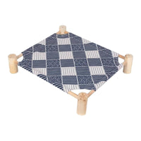 Raised Dog Bed Reversible Raised Cooling Pet Cot Breathable Cooling Pet Cot for Summer