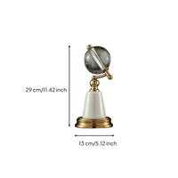 Crystal Ball Sophisticated Ornament Minimalist Sculpture for Office, Study