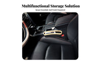 Leather Seat Space Organizer Multi-Functional Crevice Storage Box Large Capacity Console Side Storage Box