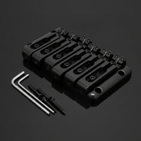 Six String Bass Bridge Separated Bass Bridge with Saddles Reliable Saddle for Luthier