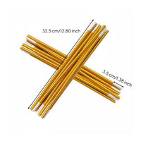 2 Pieces Lightweight Replacement Tent Poles High Strength Aluminum Tent Pole Set Wind Resistant for Backpackers, Hikers, Backpacking, Hiking