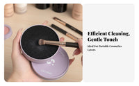 No Water Needed Makeup Brush Cleaning Box Waterless Dry Makeup Brush Cleaner Reusable for Travel, Dressing Table, Bathroom