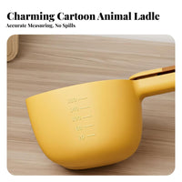 Bag Fastener Rice Ladle Creative Design Multifunctional Grain Ladle Cat Shaped Measuring Spoon Easy to Clean Kitchen Utensil
