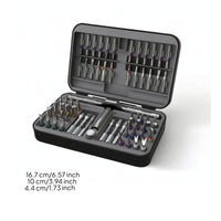 Ratcheting Screwdriver Set with Ratchet Handle Interchangeable Screwdriver Set with Storage Case Compact Tool Detachable for Homeowners, Hobbyists, Workshop