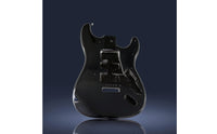 Solid Electric Guitar Body Black Strat Body Gloss for Luthier