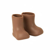OB11 Doll Shoes Waterproof Silicone Doll Boots Non-Slip Miniature Rain Boots for Hobbyists, Diorama, Dollhouse