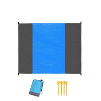 Picnic Blanket and Camping Mat for Travel, Waterproof Picnic Blanket and Outdoor Mat, Tear-Resistant 210T Polyester Taffeta, with Storage Bag