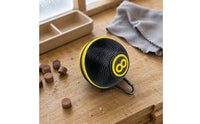 1680D Cue Ball Case Textured Woven Round Cue Ball Pouch Zipper Closure Carabiner Clip