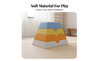 17 Pieces Promotes Movement Skills Sensory Training Block Set Long-Lasting Toddler Soft Climber Set Educational Toddler Indoor Play Gym Easy to Clean for Toddlers, Preschoolers, Kids