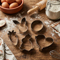 Stainless Steel Easter Cookie Rust-Resistant Fondant Sturdy Metal Batter Form for Home Cooks, Parents, Family Activities, Food Cooking, Kitchen