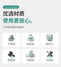 J不锈钢花架子阳台户外多层架客厅庭院阶梯式置物架加宽多肉花盆
