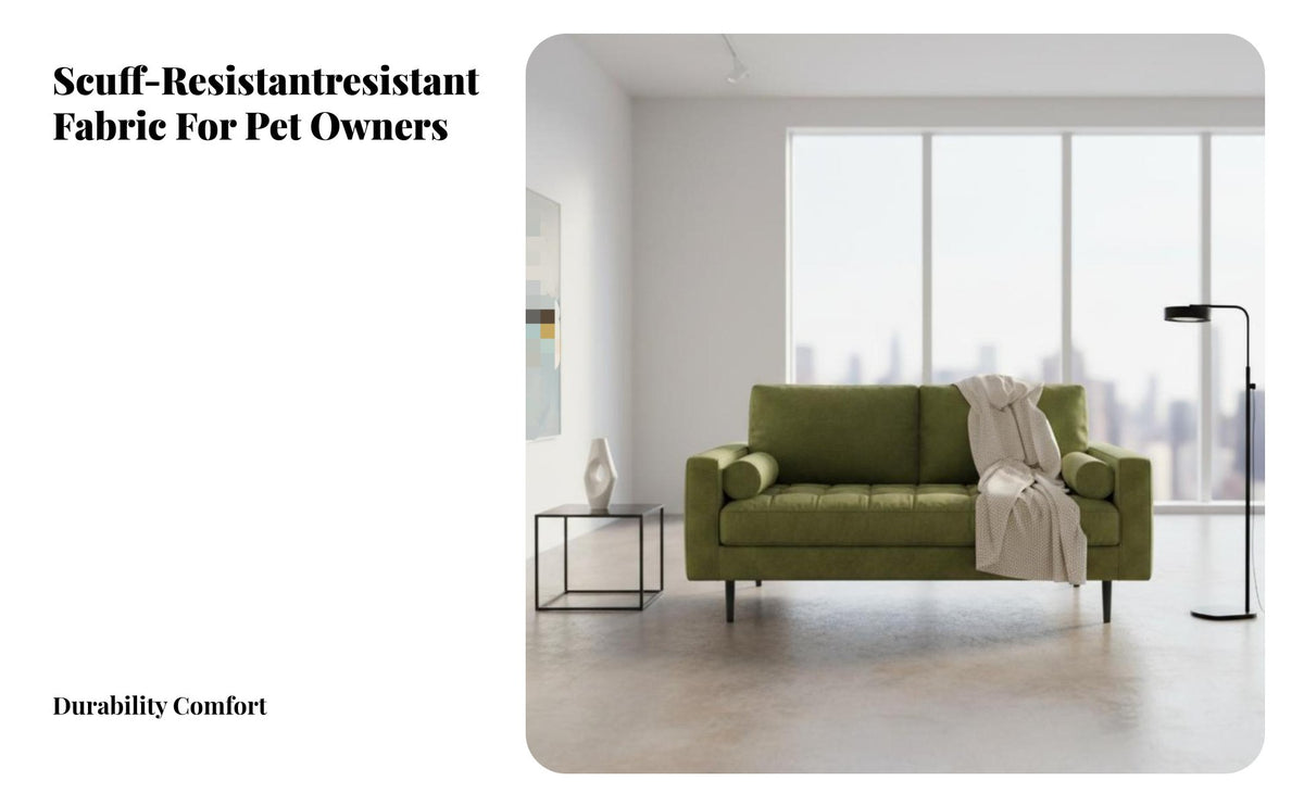 Lowshape Straight Sofa French Retro design Couch Modern Minimalist Design Lounge Seating for Apartment Dwellers, Young Adults, Living Room, Playroom