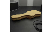 PU Electric Guitar Case Shock-Absorbing Electric Guitar Hard Case Soft-Lined Interior for Travel, Transport