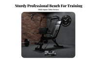 Thick Padded Cushion Adjustable Weight Bench Heavy Duty Incline Decline Flat Bench Stable & Secure Design Fitness Equipment Non-Slip Feet for Home Gym