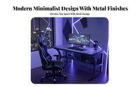 Z-Leg Gaming Desk Multitier Storage Computer Table Ergonomic Design for ptiers