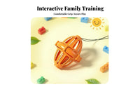 Parent-Child Interaction Zoom Ball Toy Hand-Eye Coordination Two-Person Pull Ball Game Fun Exercise Shock-Absorbing Handle for Children, Kindergarten, Outdoor, Indoor