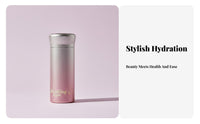 Keeps Hot & Cold Pure Titanium Water Bottle Compact Size Ultralight Titanium Container Long-Lasting for Students, School, Outdoor Activities